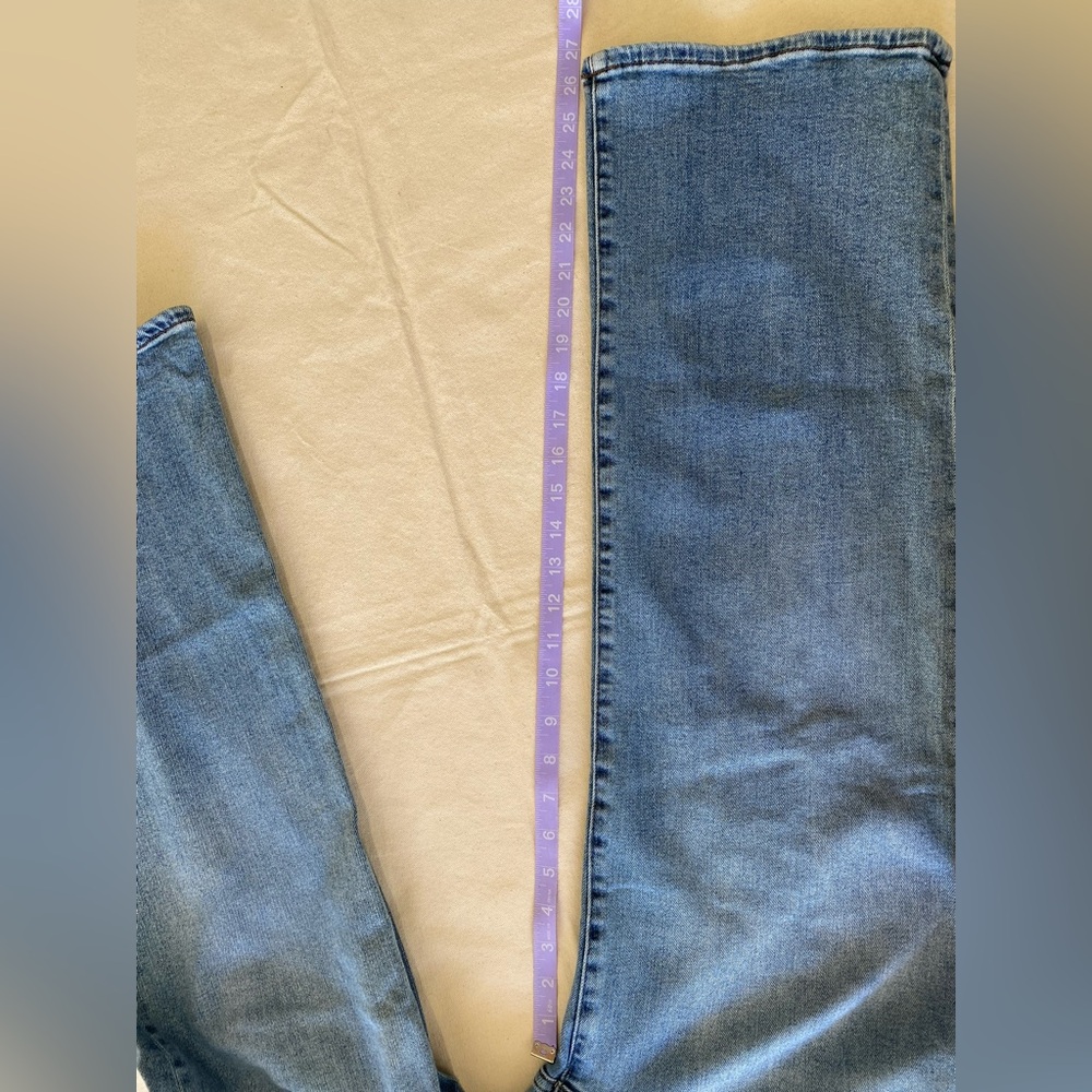 Kut from the Kloth Charlotte High Rise Wide Leg Blue Straight Jeans Women’s 12 - Picture 12 of 14